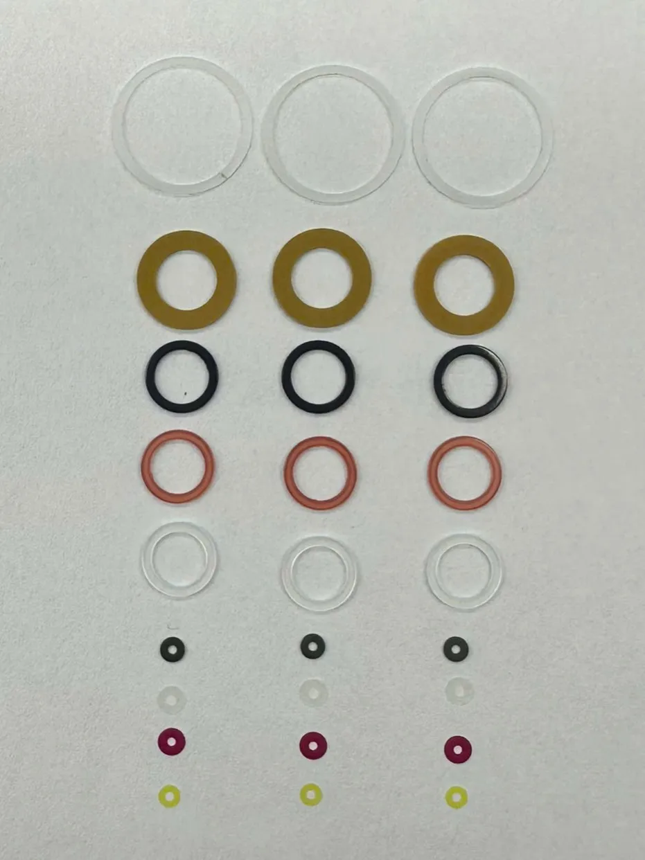 Color coded washer rings
